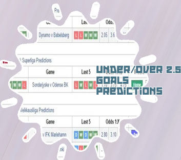 Under soccer prediction